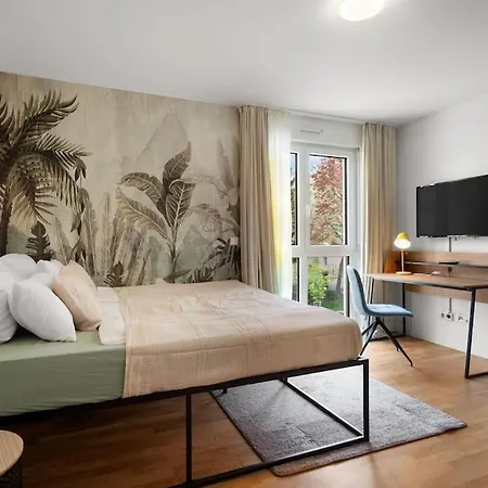 Jungle Deluxe - Parken Balkon Business Kids Apartment Offenbach am Main
