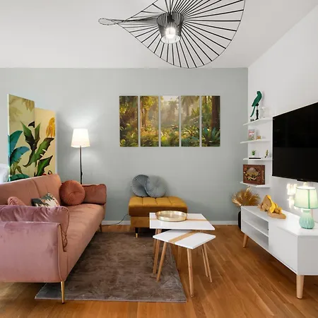 Jungle Deluxe - Parken Balkon Business Kids Apartment *