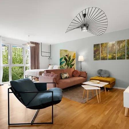 Apartment Jungle Deluxe - Parken Balkon Business Kids Offenbach am Main